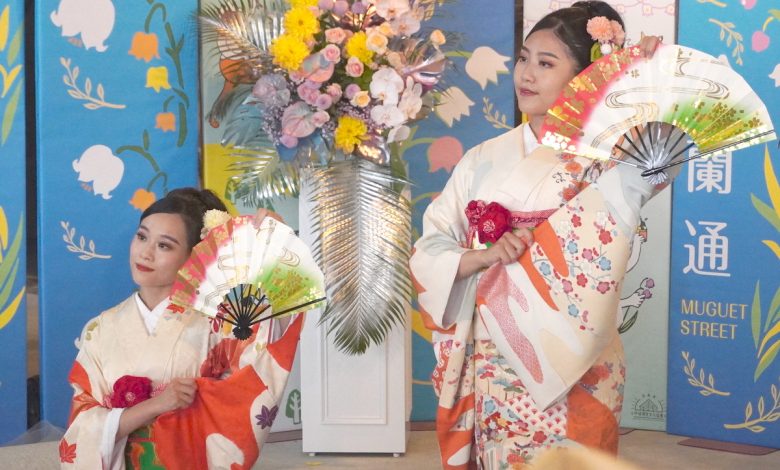 西川淑敏日本舞踊知家將在 2021 年 10 月 23 日下午一點半到五點的中山路與繼光街舞台演出。(攝影:謝平平)