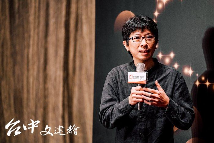 2019年台中歌劇院曲牆光影秀的視覺設計由徐逸君操刀。(圖:台中歌劇院)