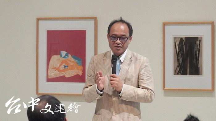 國立台灣美術館館長林志明(攝影:謝平平)