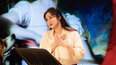 女高音蔣啟真演出《莎芙》女主角 Fanny。(圖:台中文建繪)