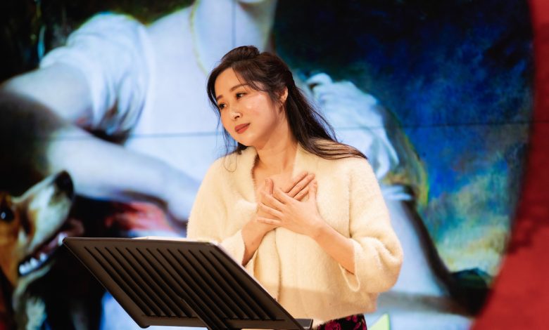 女高音蔣啟真演出《莎芙》女主角 Fanny。(圖:台中文建繪)