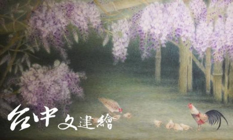 簡錦清,春閒,100 號,2019 年。(攝影:謝平平)