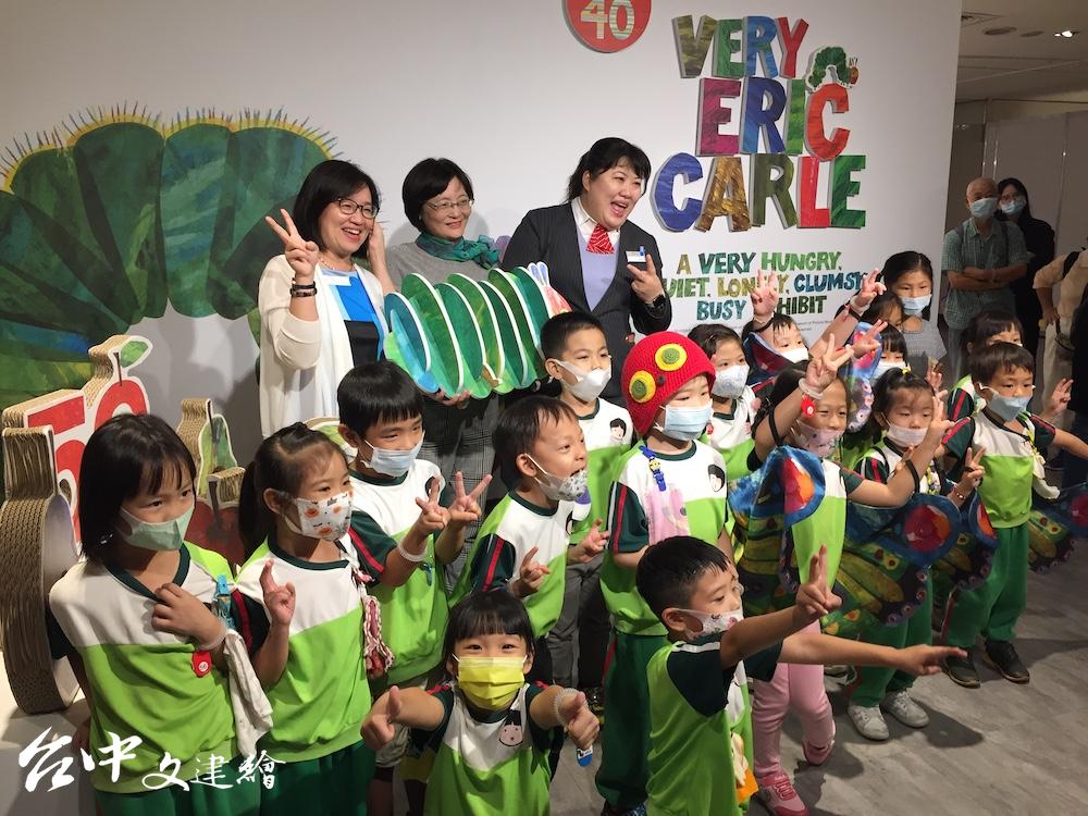 「Very Eric Carle 艾瑞卡爾好好五重奏」互動展首次跨出海外,由信誼基金會舉辦。(攝影:謝平平)