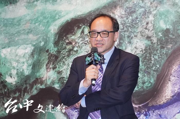 國美館館長林志明。(攝影:謝平平)