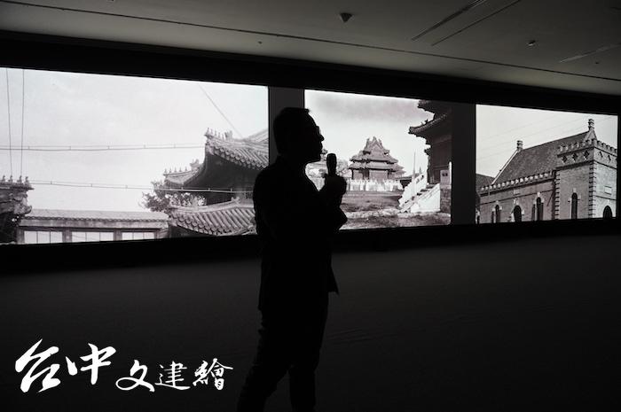 劉窗作品「比特幣挖礦與少數民族田野錄音」。(攝影:謝平平)