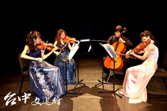 台中國家歌劇院 2019 「開場計畫」—數人室內樂「名曲有道理—絃樂四重奏」。（圖：台中歌劇院）