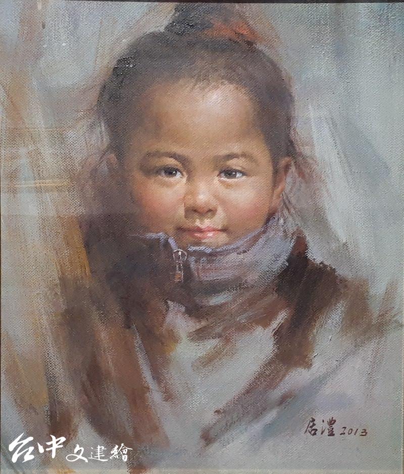 楊居澧,〈塞納河畔〉,10F,2013。(攝影:謝平平)