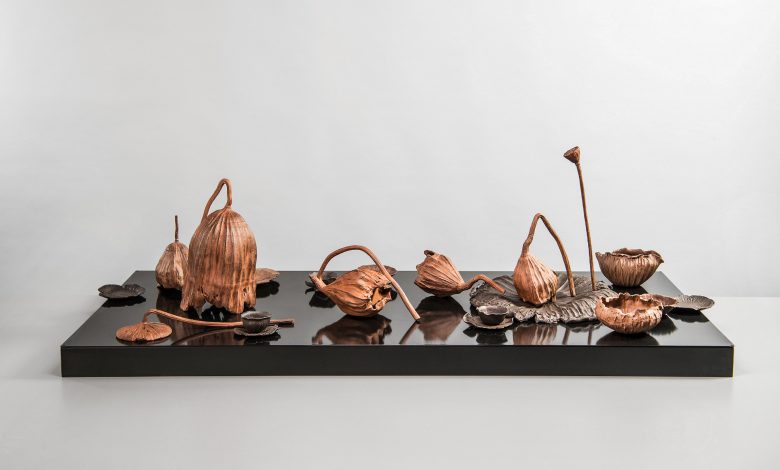 2020「台灣工藝競賽」首獎「禪荷・漱泉」,林智斌。(圖:主辦單位提供)