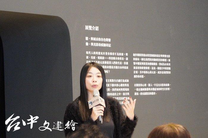 新媒體表演藝術家蘇文琪(攝影:謝平平)