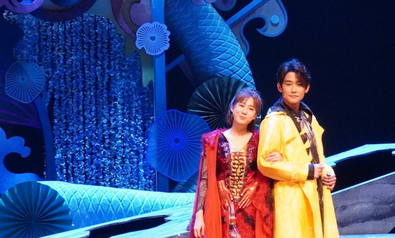 方志友(左)、陳乃榮(右)主演「妖怪台灣」。(攝影:謝平平)