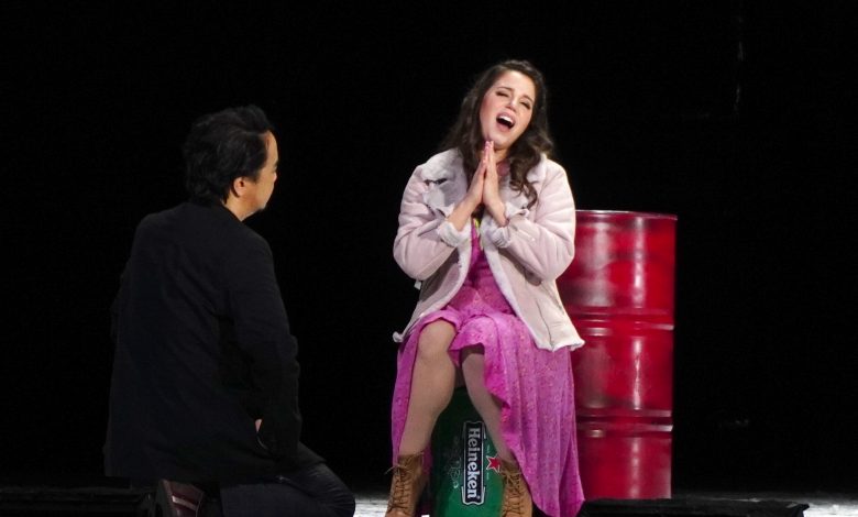 「波希米亞人」彩排,義大利女高音Jessica Nuccio飾演咪咪。(攝影:謝平平)