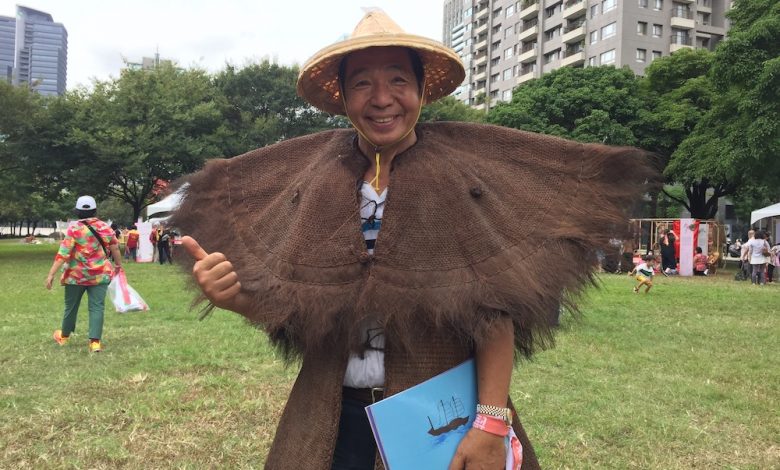 梧棲頂寮里長兼大員文史工作室負責人鐘金水(攝影:謝平平)