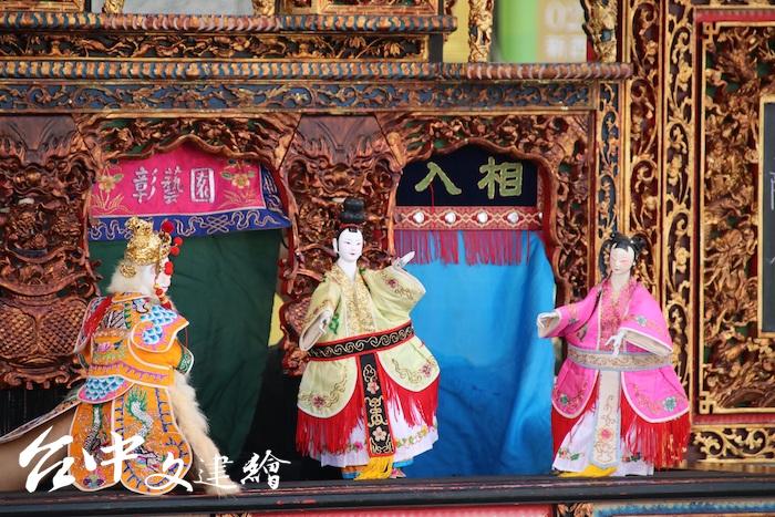 台中文化資產園區「好戲連年樂迎春」傳統戲曲展演-布袋戲。(圖:文資局)