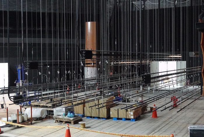 中山堂更換自動化控制懸吊系統(圖:台中市文化局)