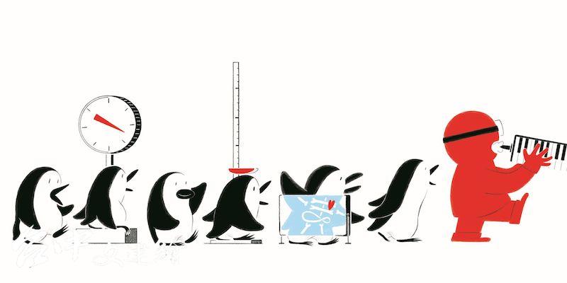 《企鵝演奏會》部分內頁。(圖:主辦單位提供)