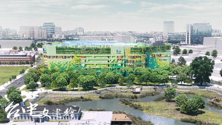 台中 Lalaport 外觀示意圖(北向)。(圖:業者提供)