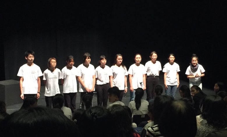 台中國家歌劇院 2020「玩・劇場—青少年創意工作坊」(攝影:謝平平)