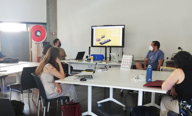 紀柏豪帶領工作坊活動情形(圖:國美館)