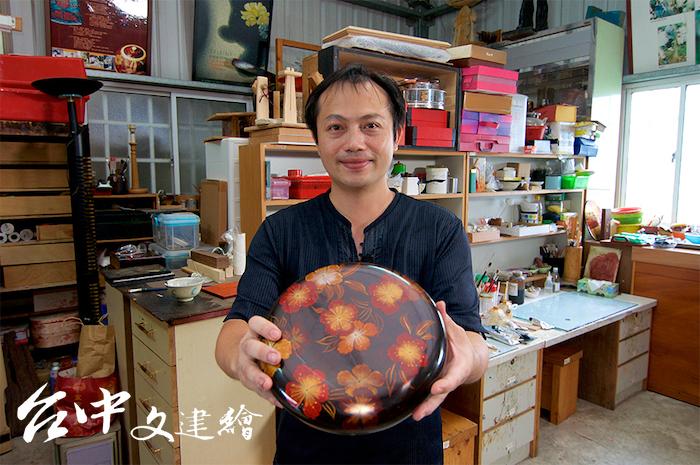 漆藝工藝師陳永興。(圖:台中市文化局)